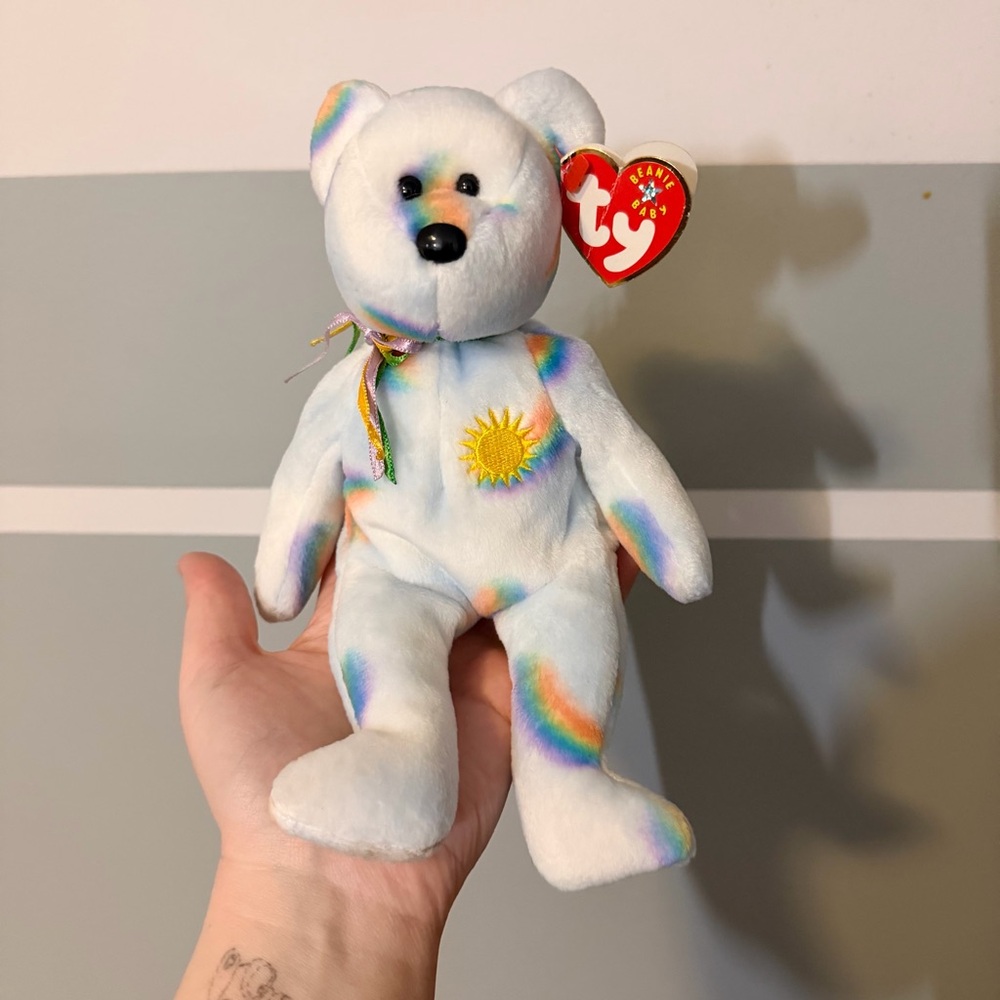 Cheery Ty Rainbow Bear Plush 2000